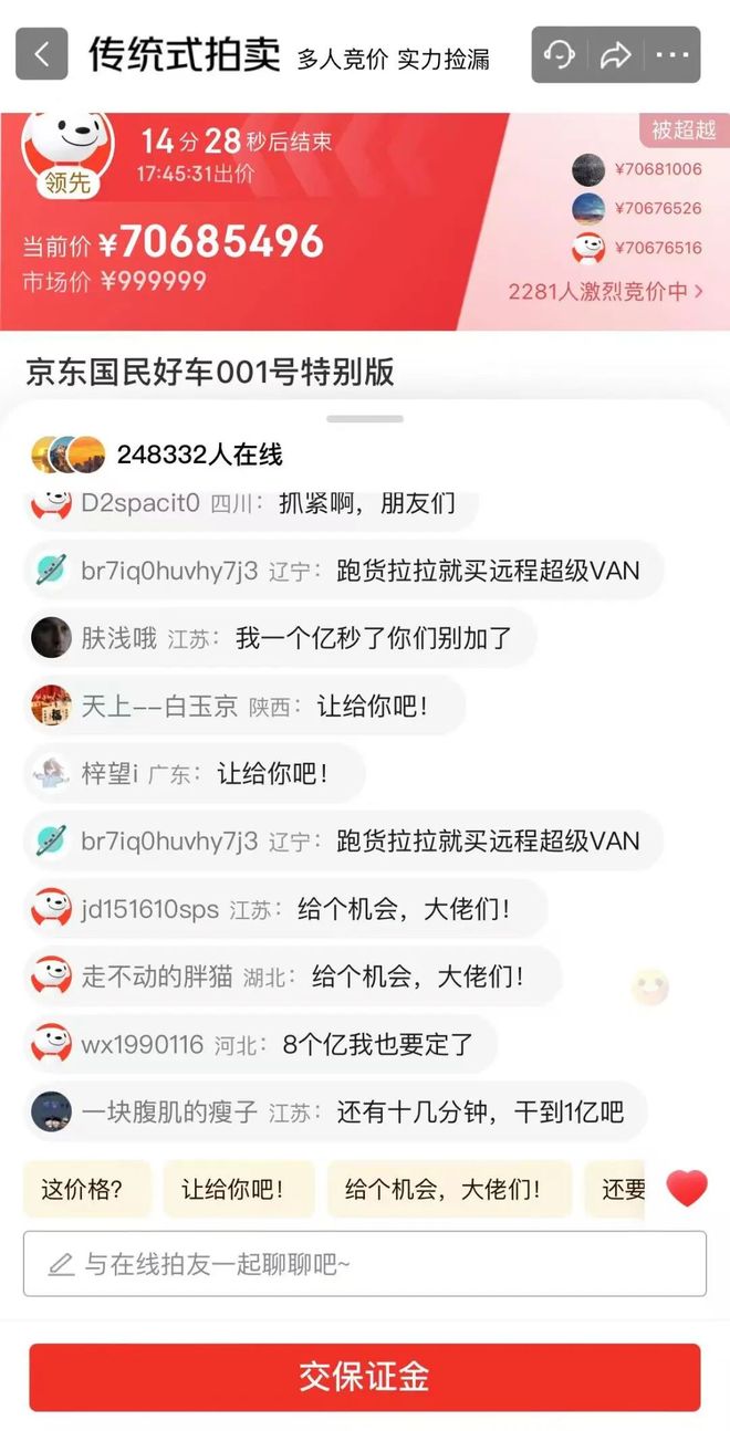 19万元拍下引28万人围观!京东造001号车来了!被78(图3) 19万元拍下引28万人围观!京东造001号车来了!被78(图3)